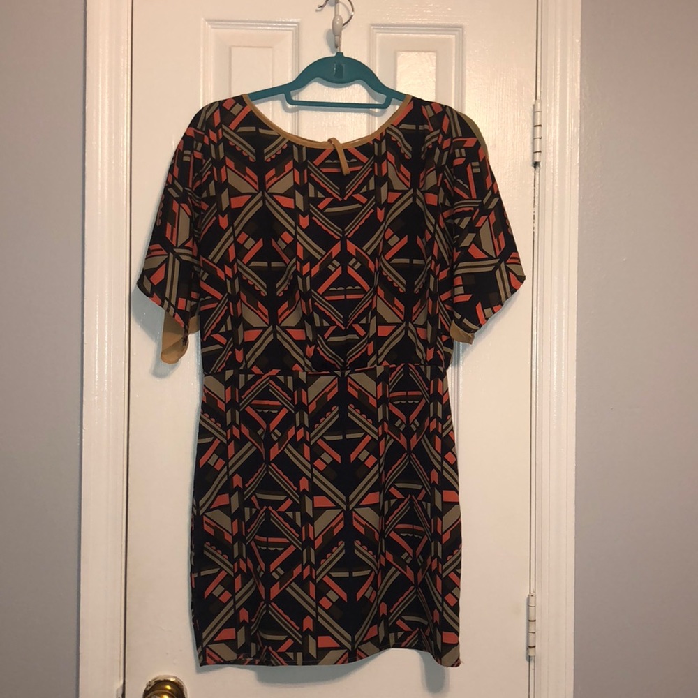 Open back mini dress